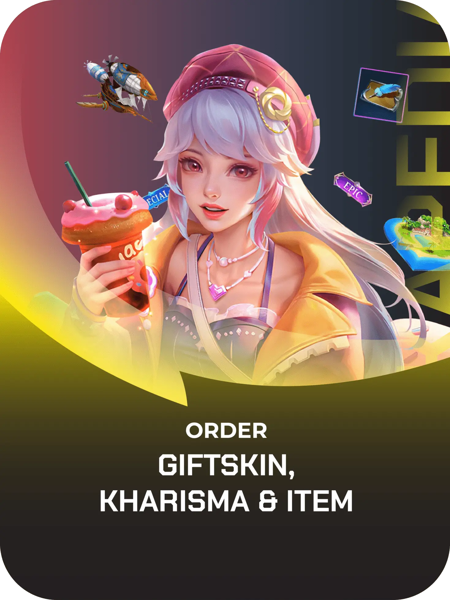 Jasa Gift Skin , Item & Kharisma